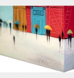 NY Umbrellas By Ekaterina Ermilkina, United States,2019 (45.72 X 60.96)