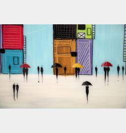 NY Umbrellas By Ekaterina Ermilkina, United States,2019 (45.72 X 60.96)