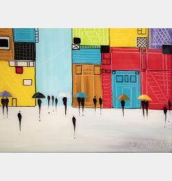 NY Umbrellas By Ekaterina Ermilkina, United States,2019 (45.72 X 60.96)