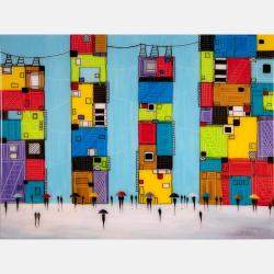 NY Umbrellas By Ekaterina Ermilkina, United States,2019 (45.72 X 60.96)