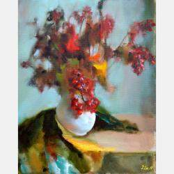 Viburnum By Elena Lukina, Latvia,2017 (50 X 40)