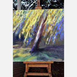 Golden Tree By Elena Lukina, Latvia,2021 (50 X 50)