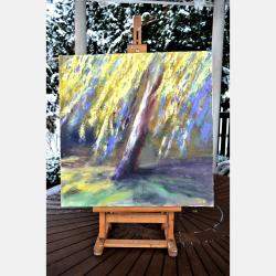 Golden Tree By Elena Lukina, Latvia,2021 (50 X 50)