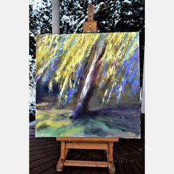 Golden Tree By Elena Lukina, Latvia,2021 (50 X 50)