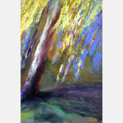 Golden Tree By Elena Lukina, Latvia,2021 (50 X 50)