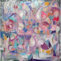 Pink Lady By Federico Pinto Schmid, Italy,2023 (90 X 90)