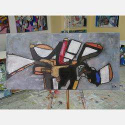 Il Guerriero By Federico Pinto Schmid, Italy,2019 (50 X 100)