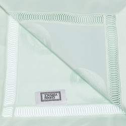 Gianni Versace Vintage Green Medusa Pattern Placemat & Napkin Set