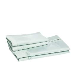 Gianni Versace Vintage Green Medusa Pattern Placemat & Napkin Set
