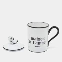 Pre Owned Gucci Maison de l'Amour Porcelain  Mug