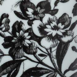 Pre Owned Gucci Black/White Herbarium Hand and Ring Mug 