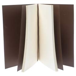 Gucci Dark Brown Notebook and Pencil