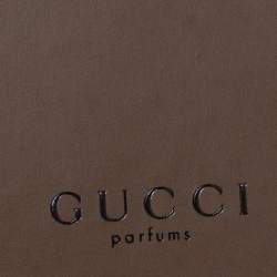 Gucci Dark Brown Notebook and Pencil