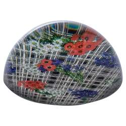 Gucci Multicolor Printed Glass Paperweight