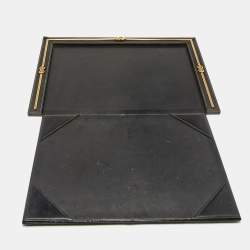 Gucci Black Lizard Desk Set
