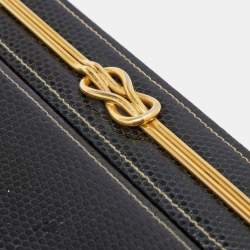 Gucci Black Lizard Desk Set