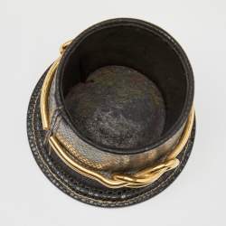Gucci Black Lizard Desk Set