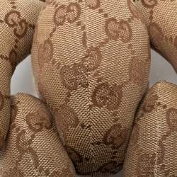 Gucci Brown Guccissima Canvas Teddy Bear
