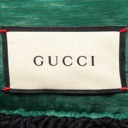Gucci Green 'Bosco and Orso' Needlepoint Cushion 
