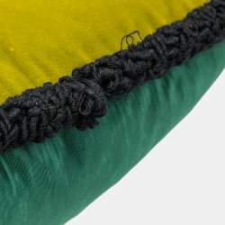 Gucci Green 'Bosco and Orso' Needlepoint Cushion 