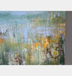 Green Lake By Hennie Van De Lande, Netherlands,2022 (100 X 100)