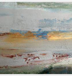Golden Clouds By Hennie Van De Lande, Netherlands,2022 (100 X 100)