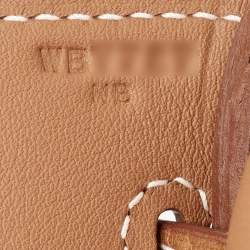 Hermès Fauve Barenia Faubourg Leather Palladium Finish Hac A Dos GM Backpack