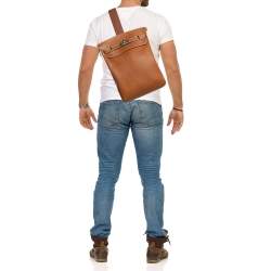 Hermès Fauve Barenia Faubourg Leather Palladium Finish Hac A Dos GM Backpack