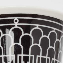 Hermès Noir Porcelain H Deco Mini Cup Set of 2