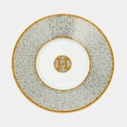  Hermès Mosaique AU 24 Gold Tea Cup and Saucer Set