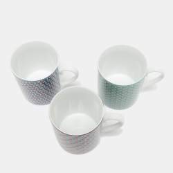 Hermès Porcelain Tie Set Mug Set of 3