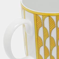 Pre Owned Hermès Yellow Porcelain Soleil d’Hermès Mug