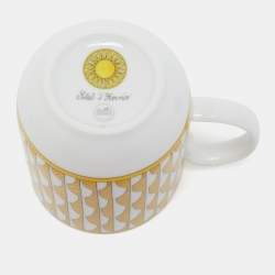 Pre Owned Hermès Yellow Porcelain Soleil d’Hermès Mug