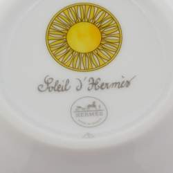 Pre Owned Hermès Yellow Porcelain Soleil d’Hermès Mug