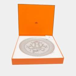 Hermès Mosaique AU 24 Platinum Tart Platter