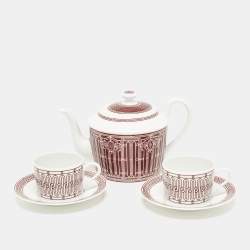 Hermes Rouge H Deco Tea Set