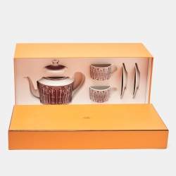 Hermes Rouge H Deco Tea Set