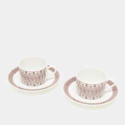 Hermes Rouge H Deco Tea Set