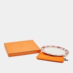 Pre Owned Hermes Balcon du Guadalquivir Porcelain Oval Platter