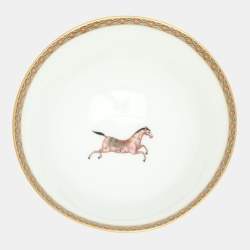 Pre Owned Hermès Porcelain Cheval d'Orient Rice Bowl