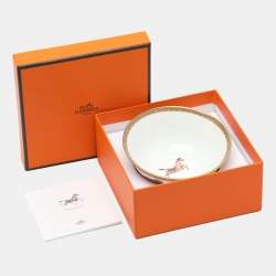 Pre Owned Hermès Porcelain Cheval d'Orient Rice Bowl