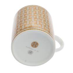 Hermès Gold Mosaïque AU 24 Mug
