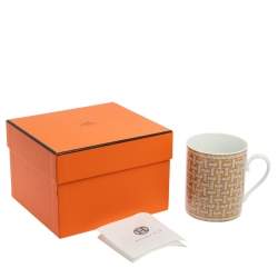 Hermès Gold Mosaïque AU 24 Mug
