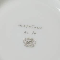Hermes Mosaique au 24 Platinum Tea Cup & Saucer Set