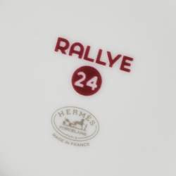 Hermès White Porcelain Rallye 24 Mug