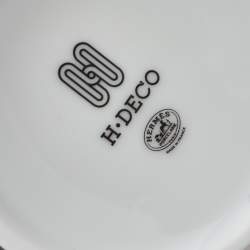 Pre Owned Hermès Black Porcelain H Deco Mug