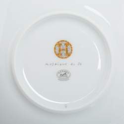 Hermès Mosaique au 24 Platinum Bread & Butter Plate Set