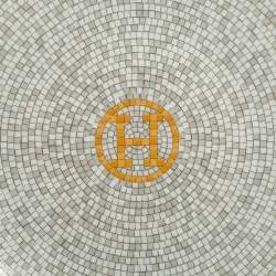 Hermès Mosaique au 24 Platinum Bread & Butter Plate Set