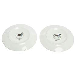 Hermes Cheval d' Orient Coffee Cup and Saucer Set