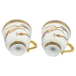 Hermes Cheval d' Orient Coffee Cup and Saucer Set